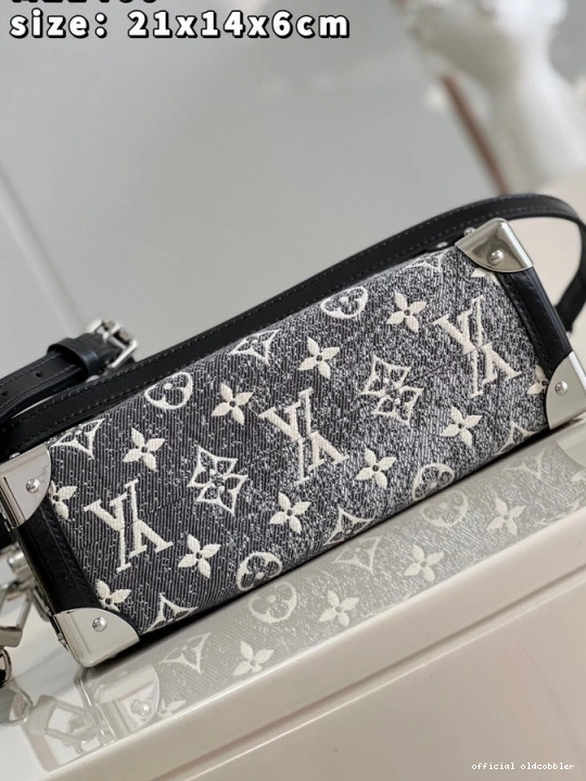 Official oldcobbler VUITTON TRUNK SIDE MM LOUIS 0729
